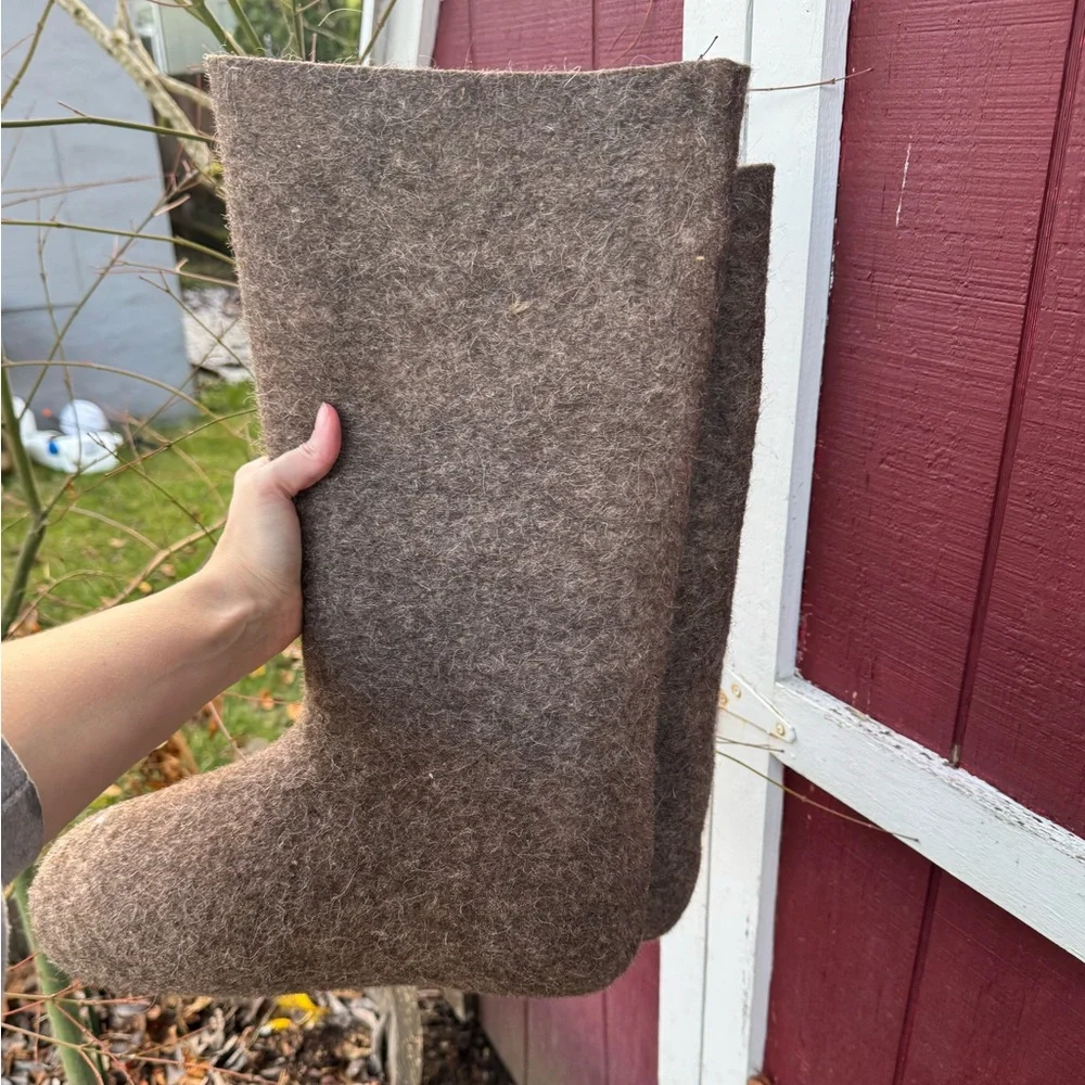 Russian Valenki Thick Felted Wool Boots